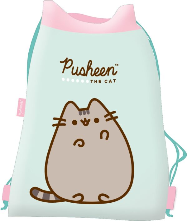 Worek na obuwie pusheen mint