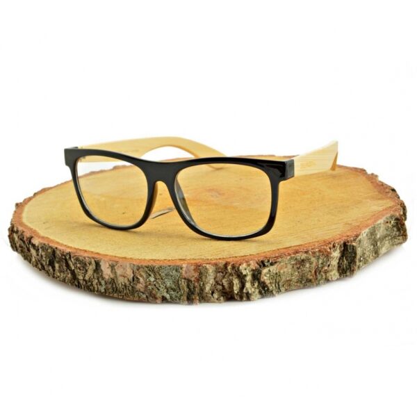Okulary Nerdy Korekcyjne z Antyrefleksem Flex Zerówki POL-BLF-852K1