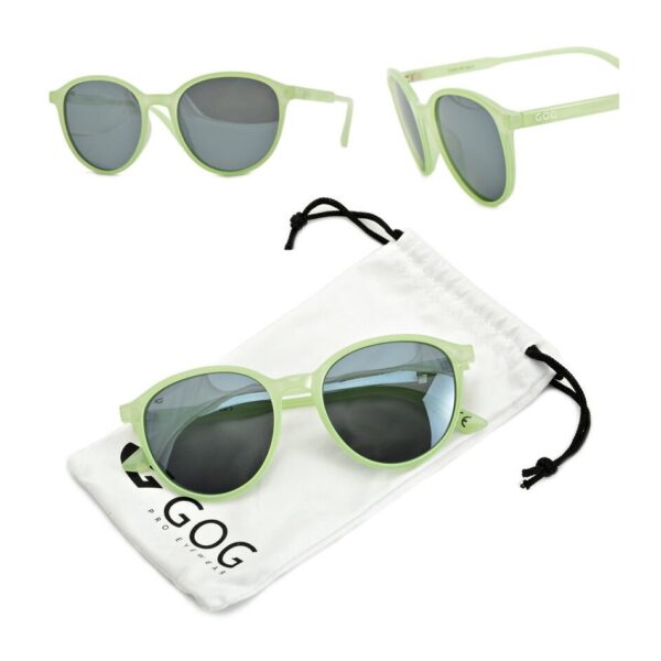 Pistacjowe okulary przeciwsłoneczne z polaryzacją GOG E849-3P
