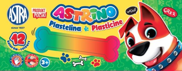 Plastelina 12 kolorów Astrino