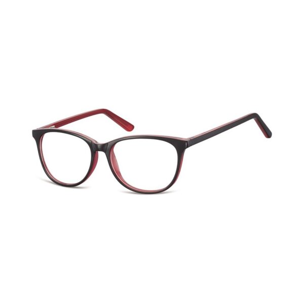 Oprawki okulary optyczne Sunoptic CP152F czarno-czerwone
