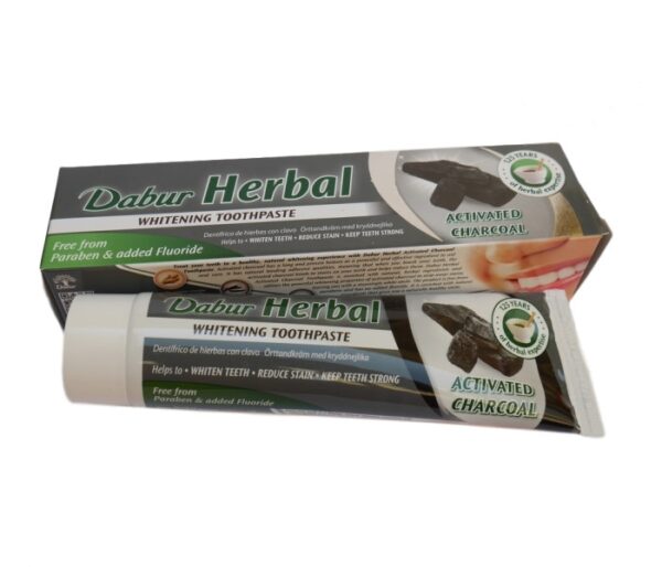 Pasta do Zębow Dabur Herbal Toothpaste Whitening Wybielająca (Węgiel)