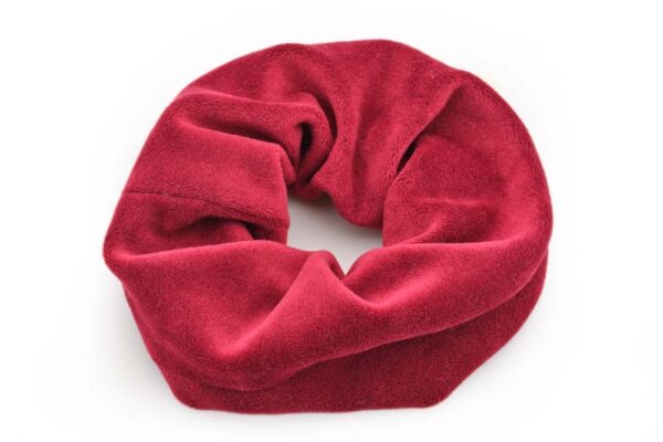 Welurowa Gumka Typu Scrunchie - Bordoiwa