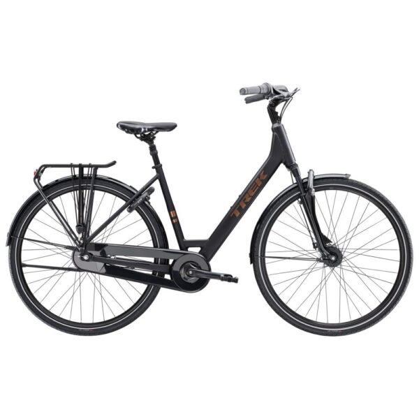 Trek District 2 z niskim przekrokiem 2025 Trek Black Matte XL