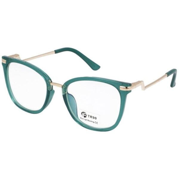 Okulary kocie do komputera damskie z filtrem BLUE Light zerówki 2566-4