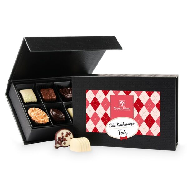 Prezent dla taty Chocolate Box Black Mini