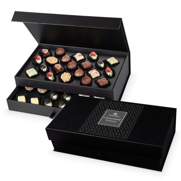 Czekoladowy upominek Chocolate Tower Black